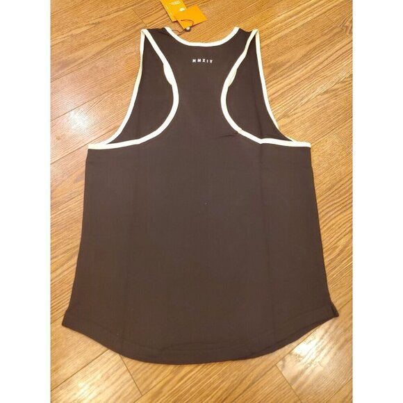 Youngla Classics Tank Mens Size Small Black Cream Trim #324 Logo Athletic NWT - Picture 6 of 7